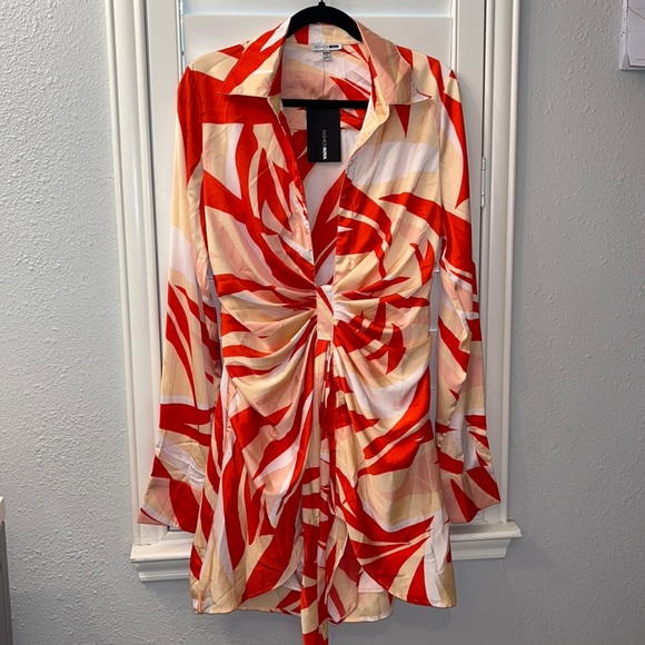 Orange combo mini dress 🧡 - Picture 2 of 2